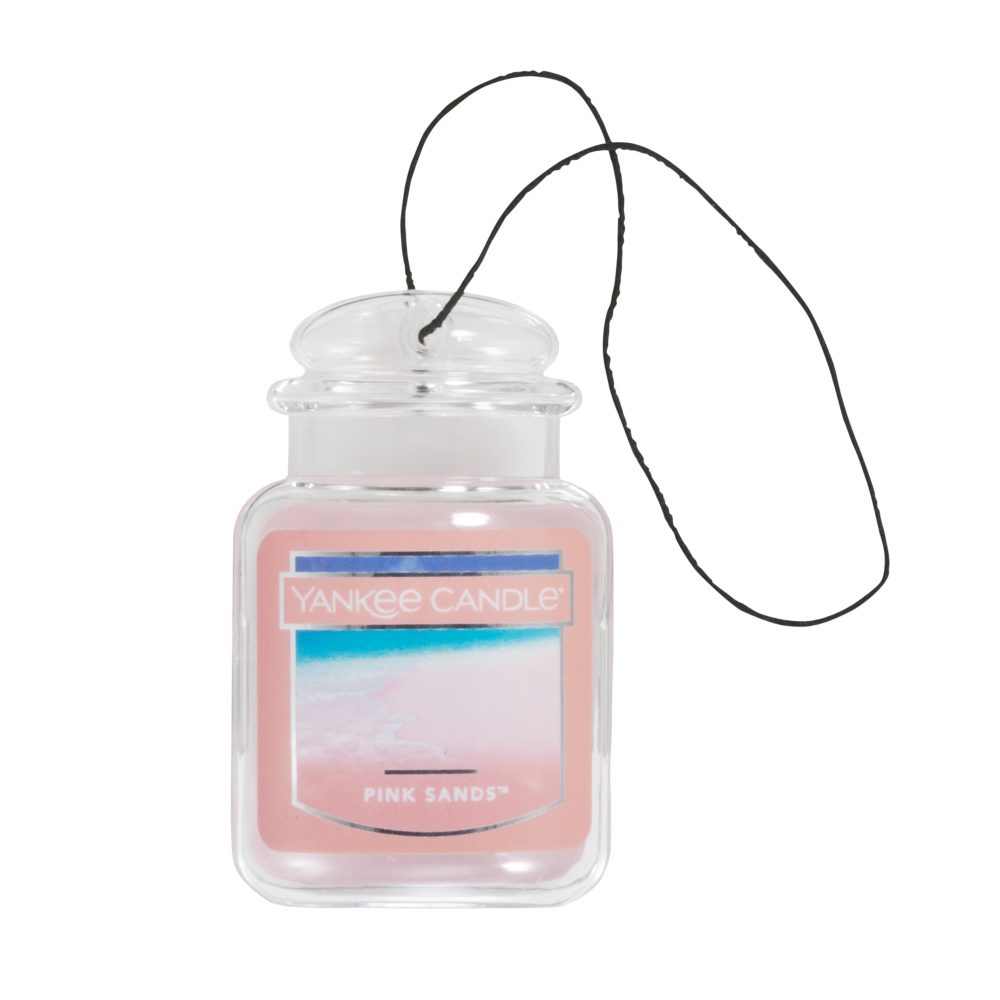 Yankee Candle Car Jar Paper Pink Sand