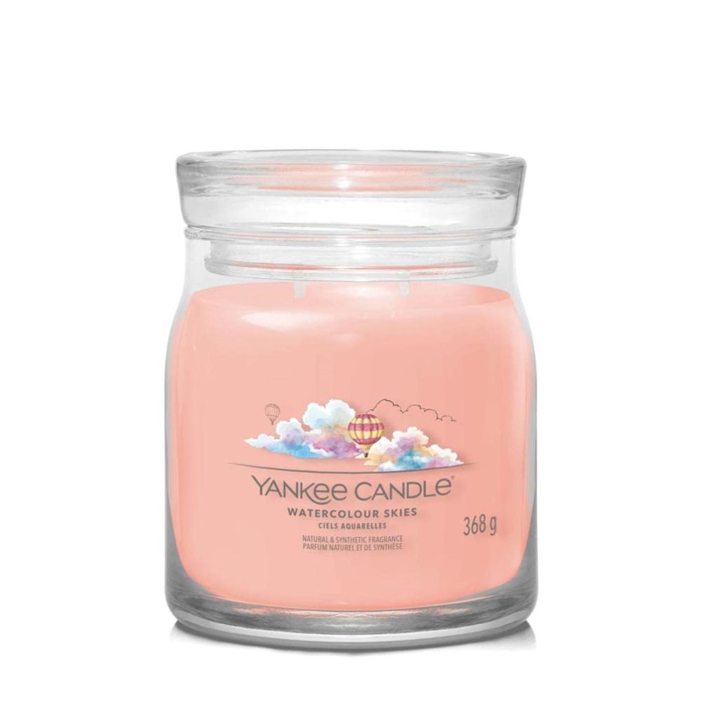 Yankee Candle Signature Watercolour Skies Candela Giara Media