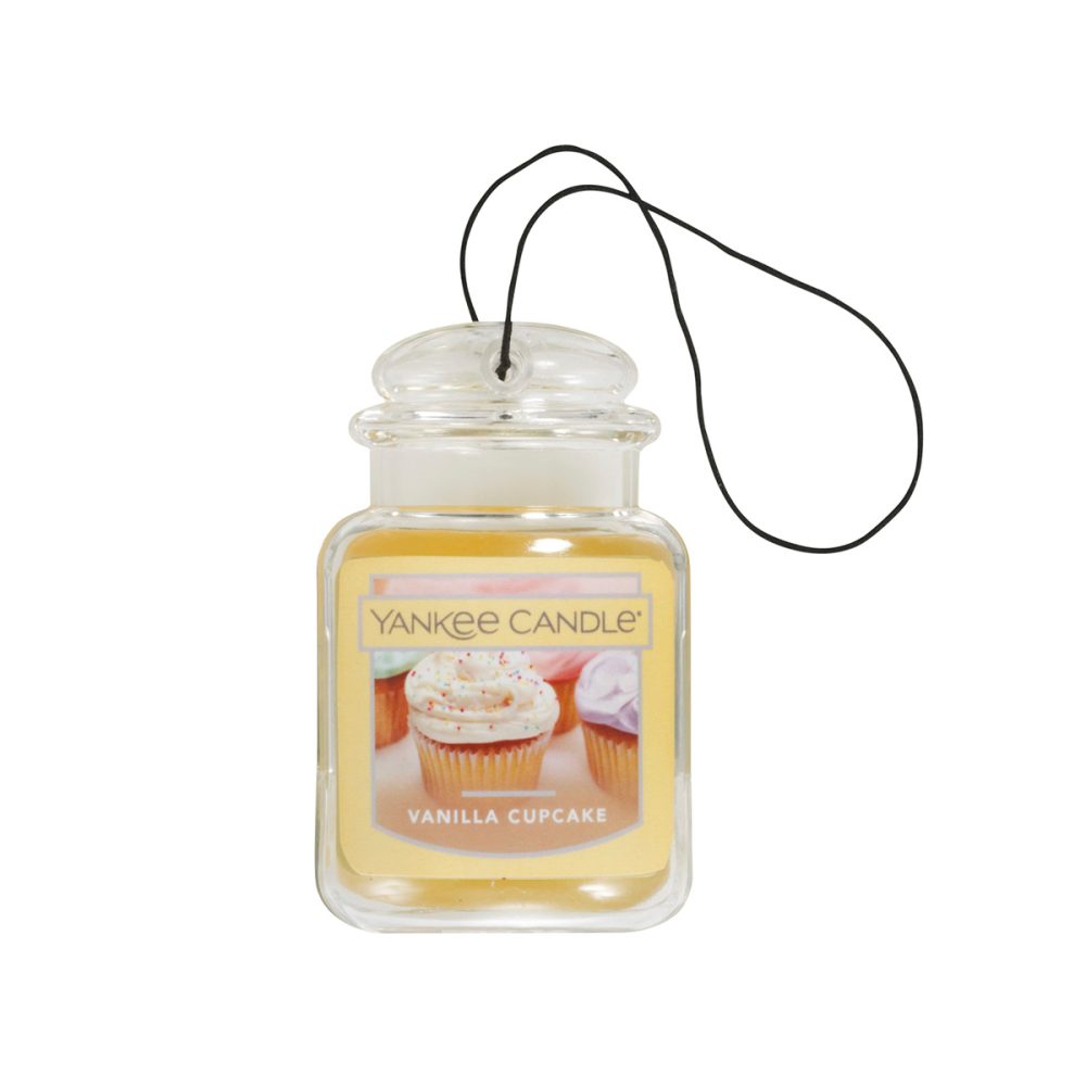 Yankee Candle Car Jar Paper Vanilla Cupcake