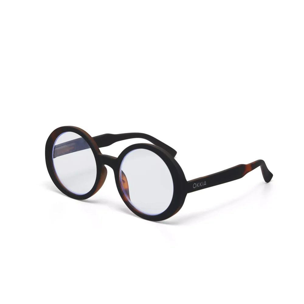 Okkia Occhiale da Lettura Modello Laura Black Havana +1,5 - immagine 4