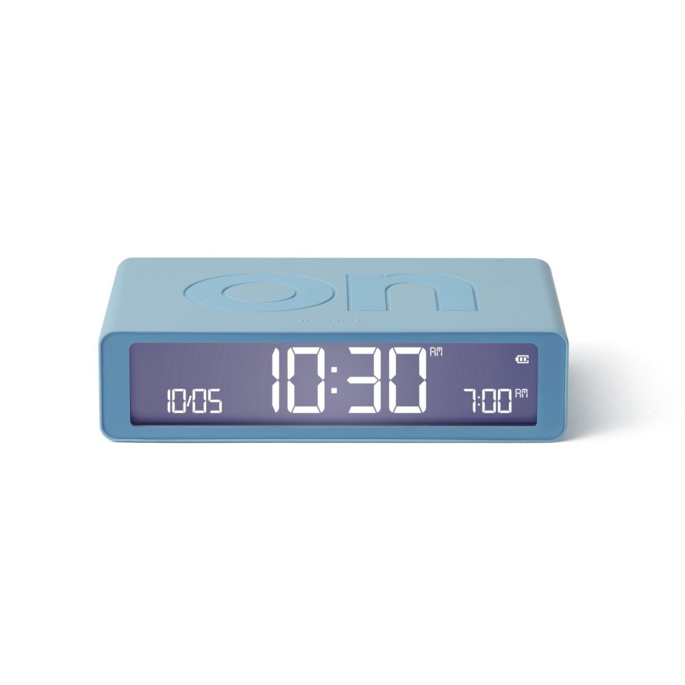 Lexon Flip Sveglia reversibile Celeste