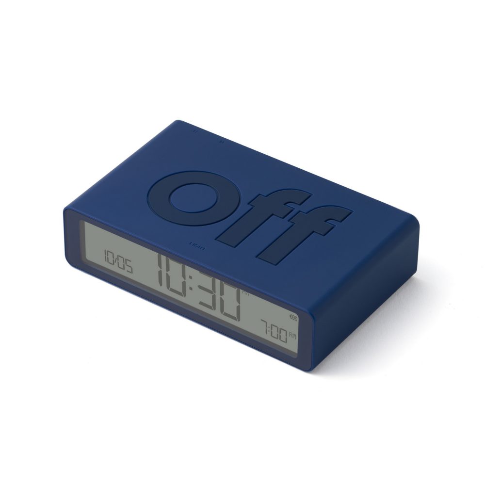 Lexon Flip Sveglia reversibile Classic Blu - immagine 3