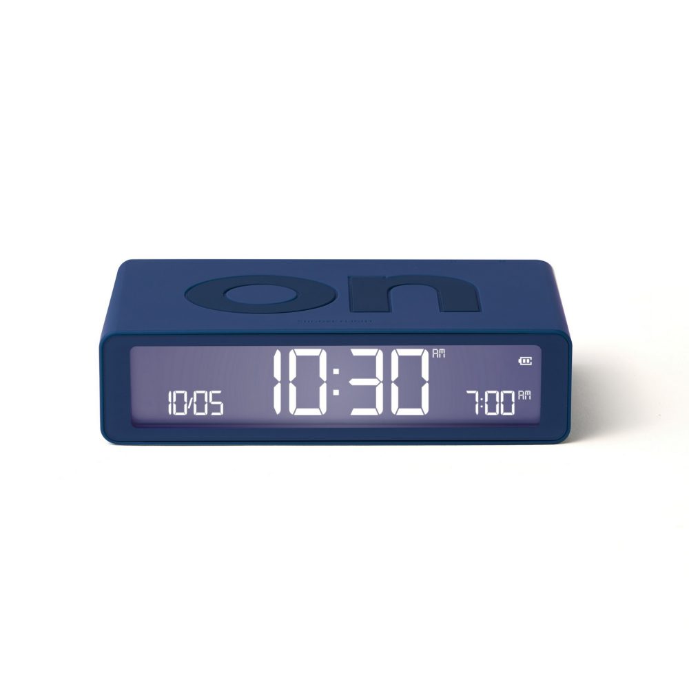 Lexon Flip Sveglia reversibile Classic Blu - immagine 2