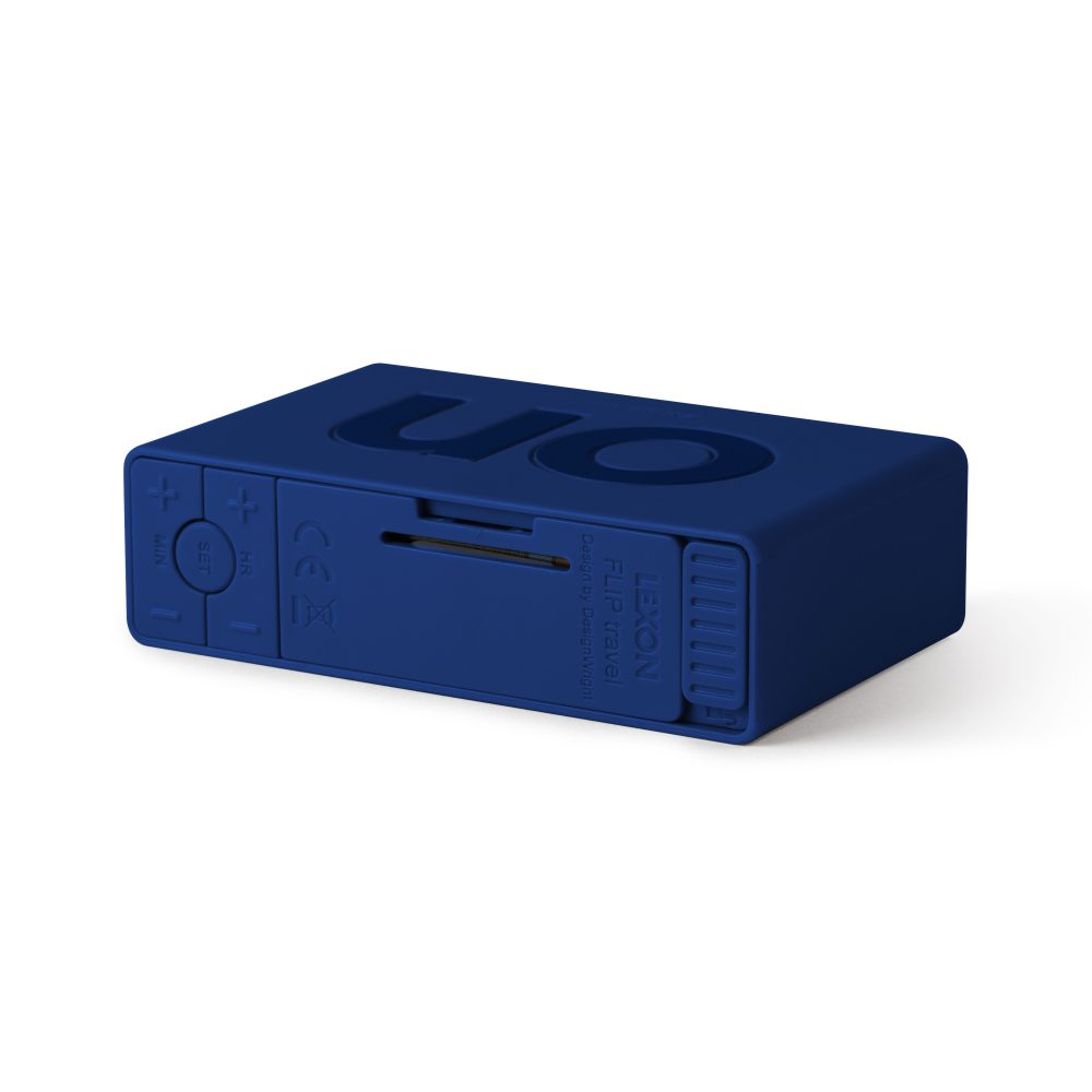 Lexon Flip Travel Sveglia reversibile Petrolio - immagine 2