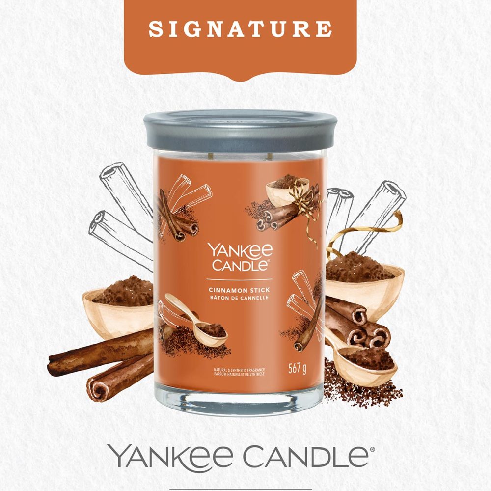 Yankee Candle Signature Cinnamon Stick Candela Tumbler Grande - immagine 2