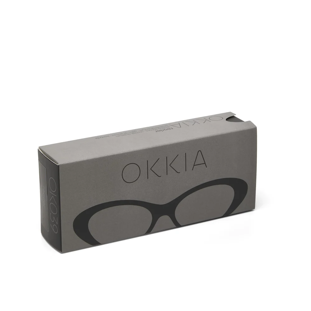 Okkia Occhiale da Lettura Modello Lina Gatto New Black +1 - immagine 4