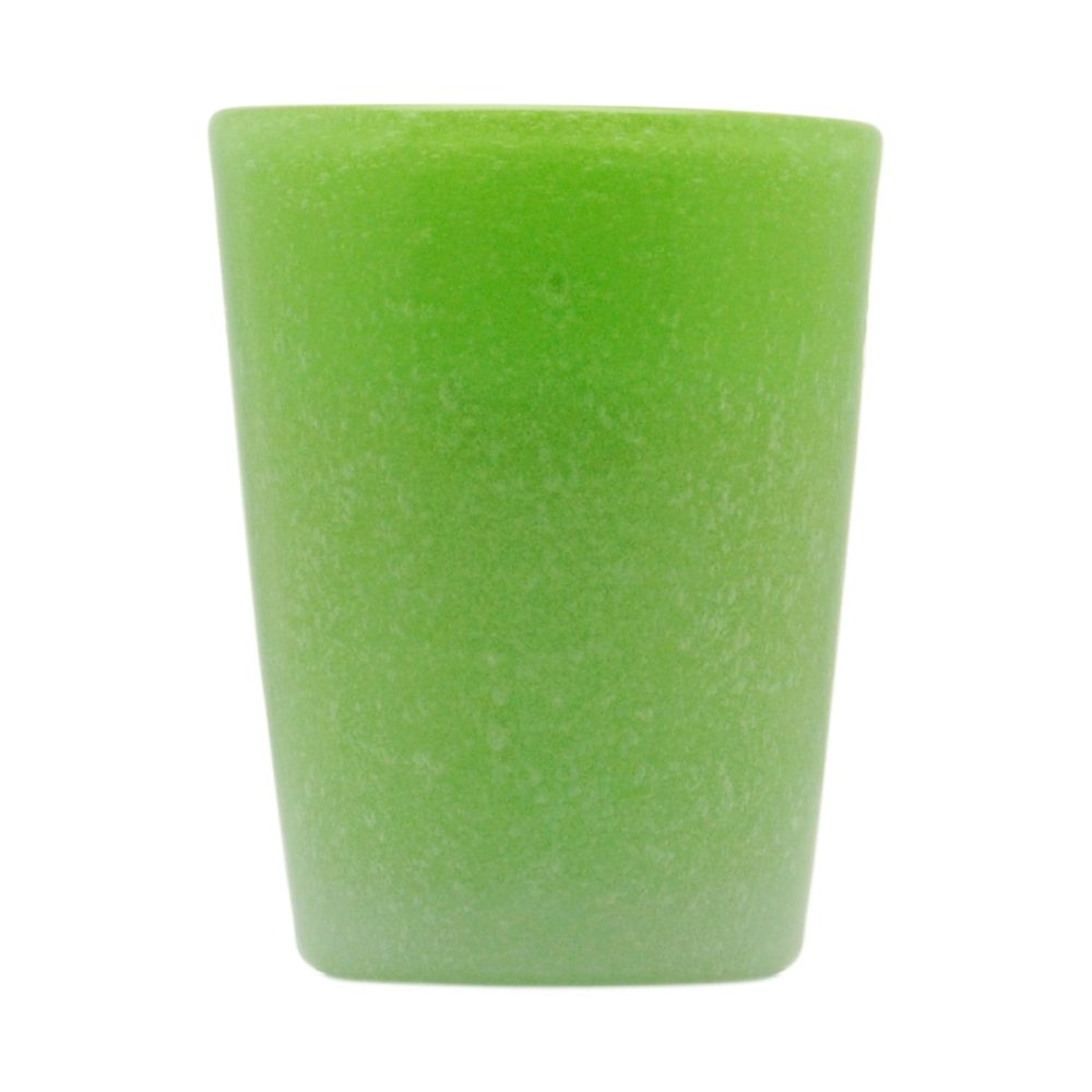 Memento Bicchiere in vetro Verde Mela Solid