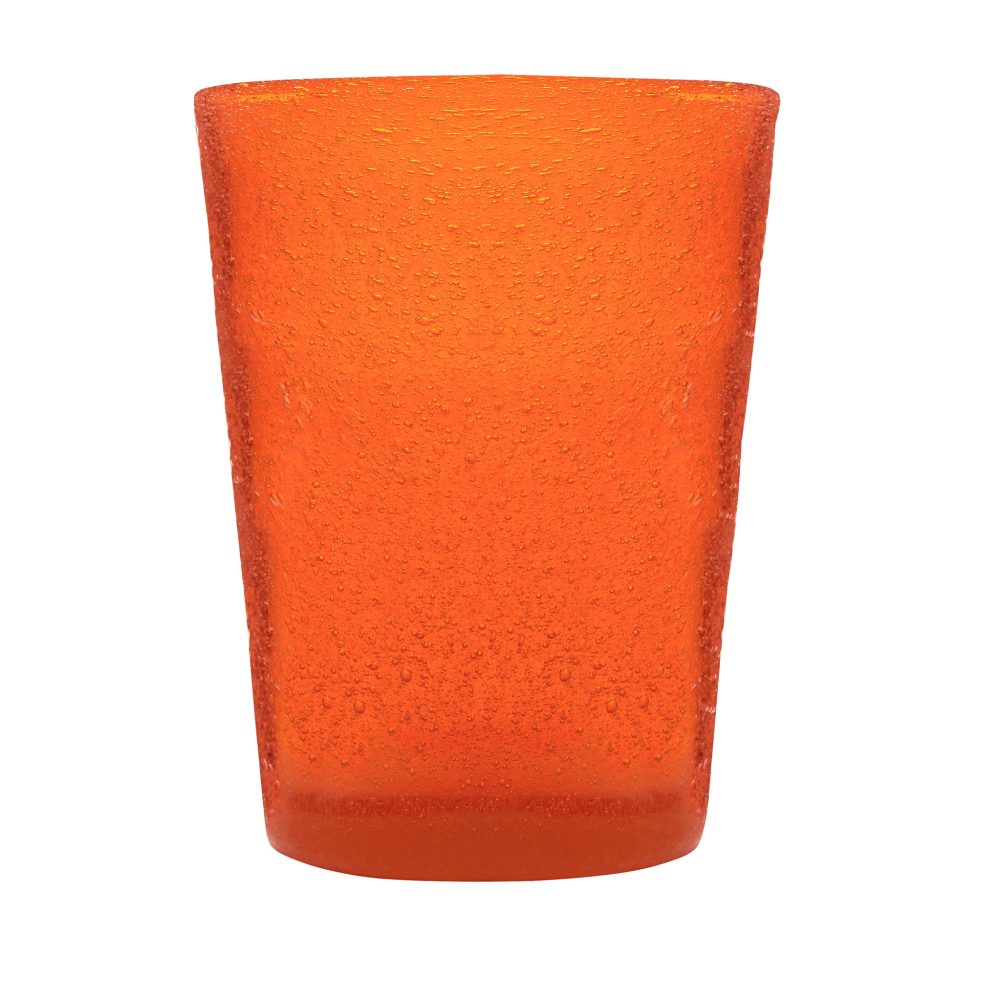 Memento Bicchiere in vetro Arancio