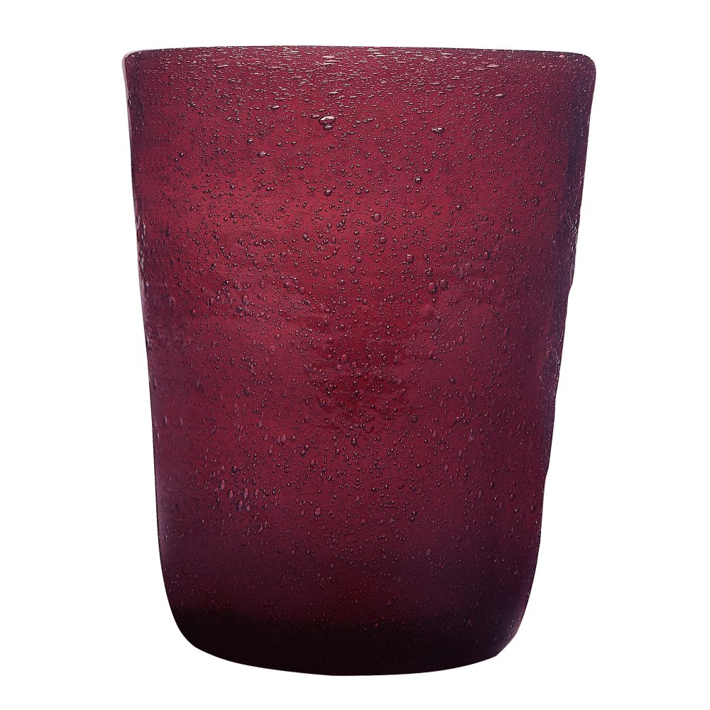 Memento Bicchiere in vetro Violetto