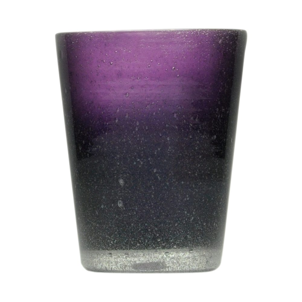 Memento Bicchiere in vetro Viola