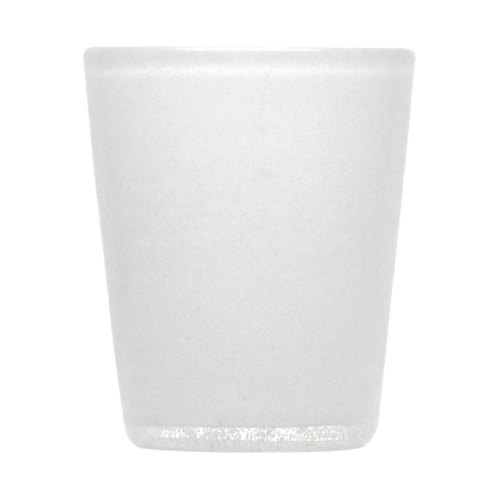 Memento Bicchiere in vetro Bianco Solid