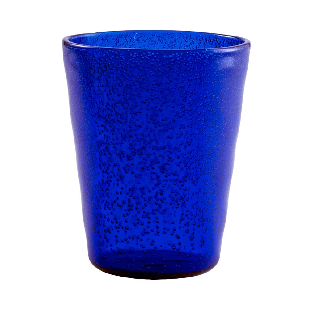 Memento Bicchiere in vetro Blu