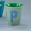 Rice bicchiere Lettera P khaki - immagine 2
