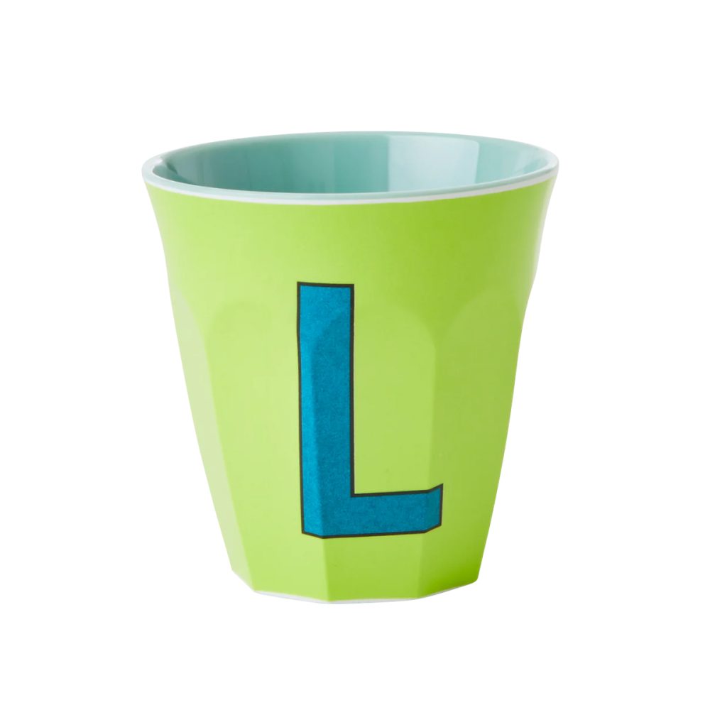 Rice bicchiere Lettera L lime