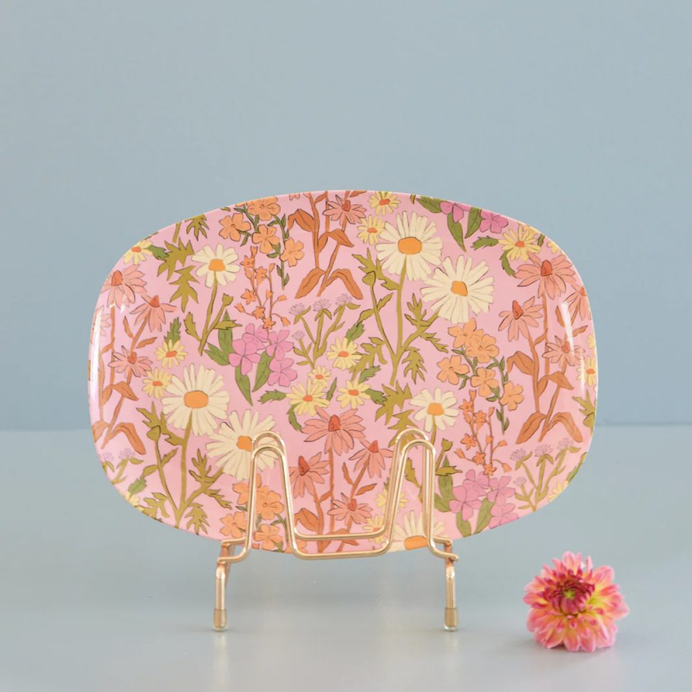 Rice piatto ovale Margherite e Fiori - immagine 2