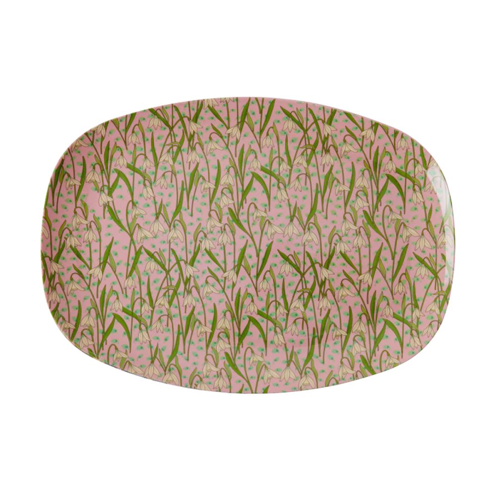 Rice piatto ovale Bucaneve