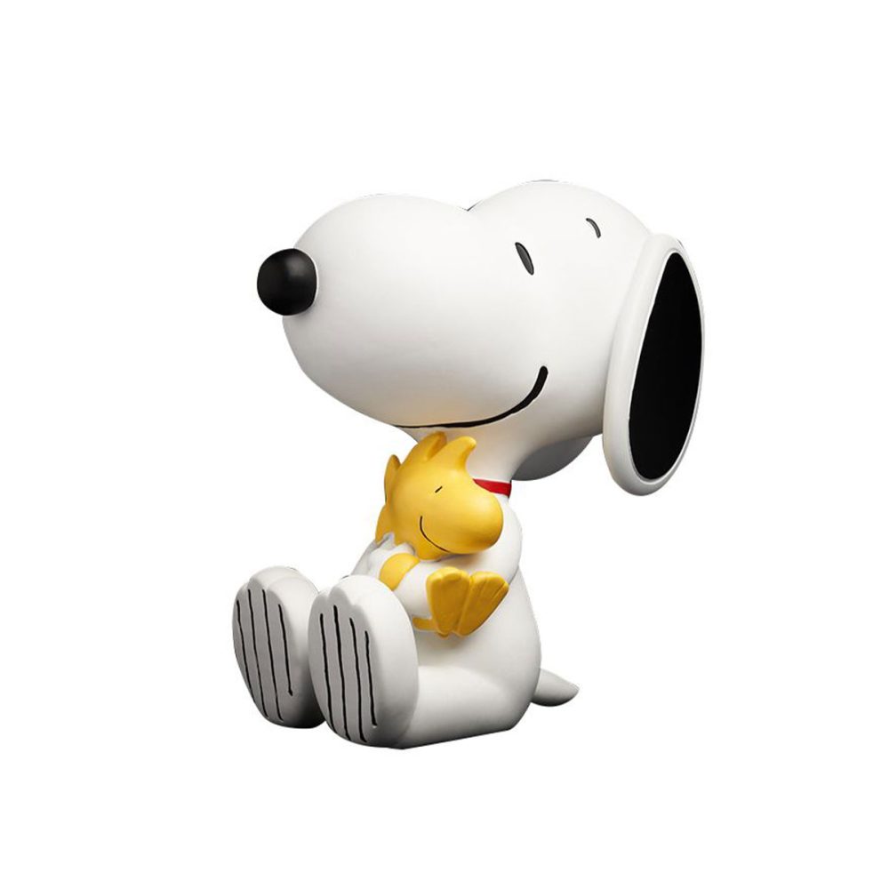 Blogo Design Scultura Snoopy Woodstock Bianco