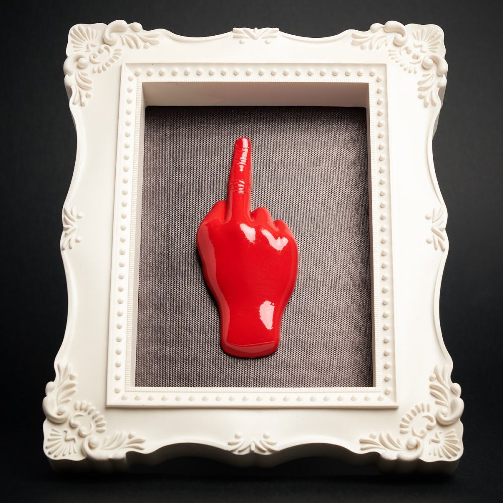 Blogo Design Cornice Finger Rosso - immagine 2