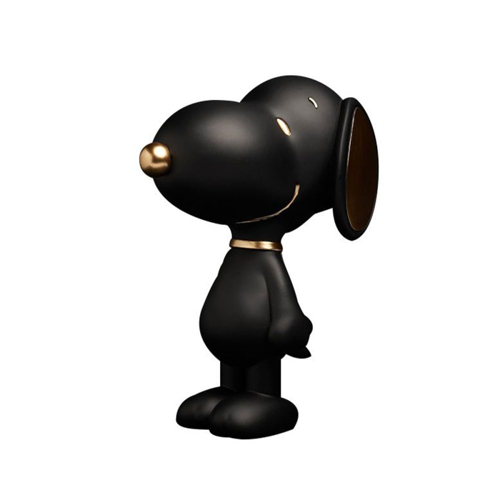 Blogo Design Scultura Snoopy Nero