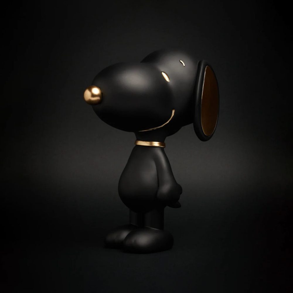 Blogo Design Scultura Snoopy Nero - immagine 2