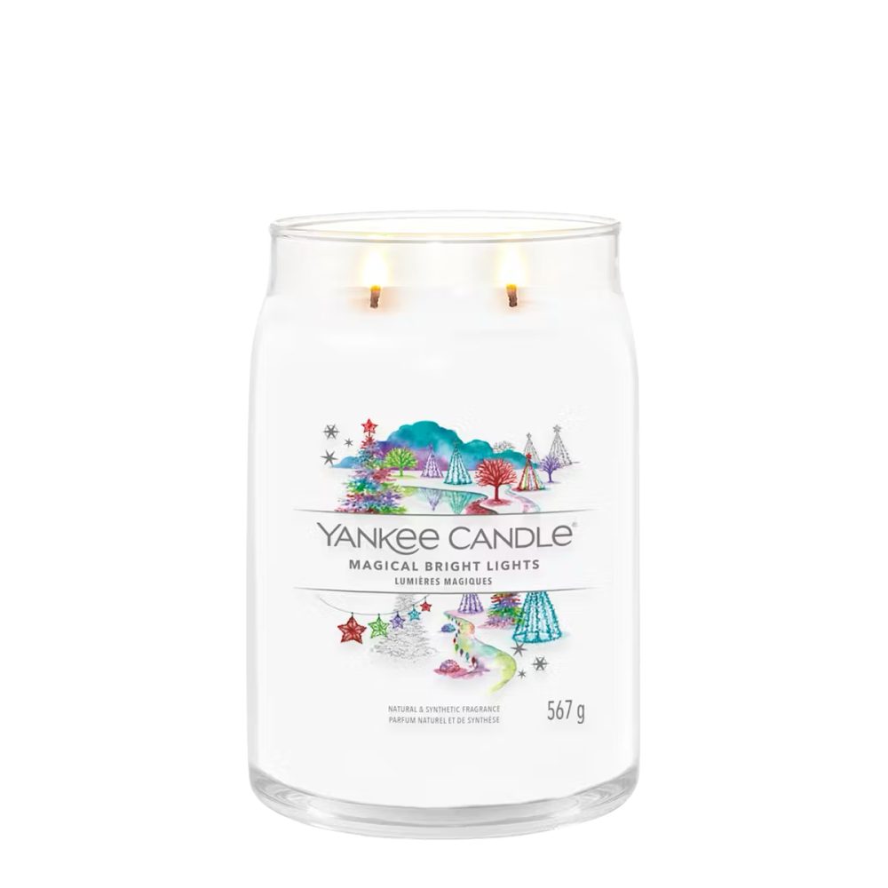 Yankee Candle Signature Magical Bright Lights Candela Giara Grande