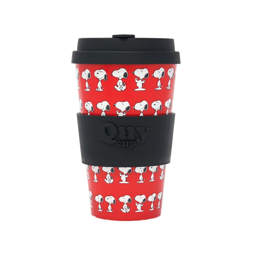Quy Cup Travel Mug Snoopy Red