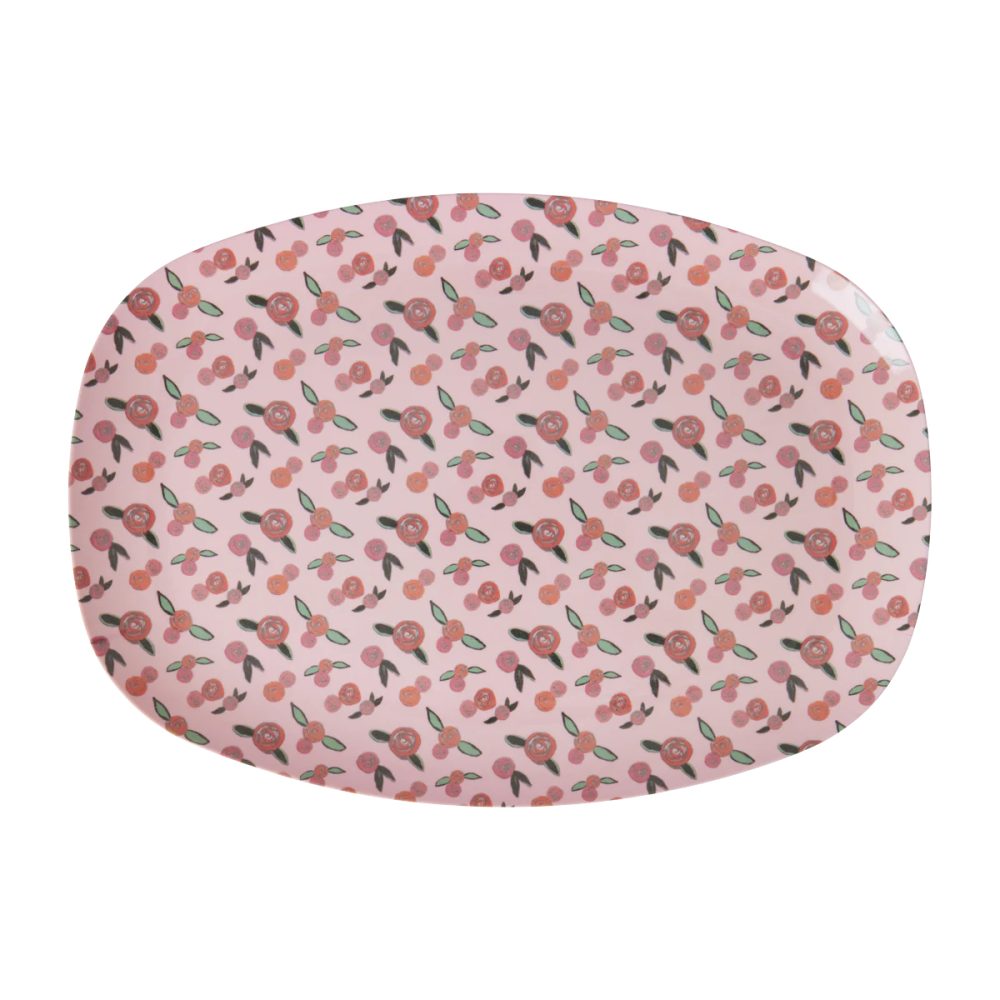 Rice piatto ovale Roseto