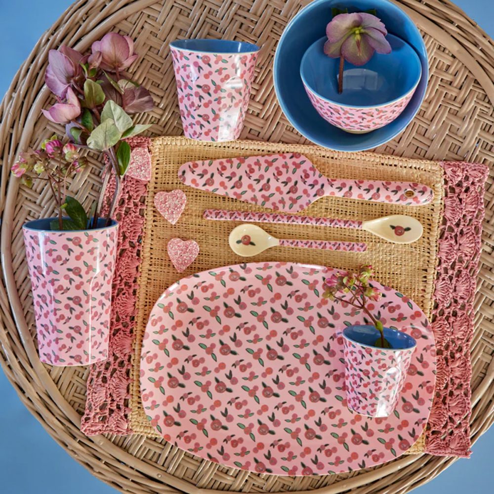Rice piatto ovale Roseto - immagine 2