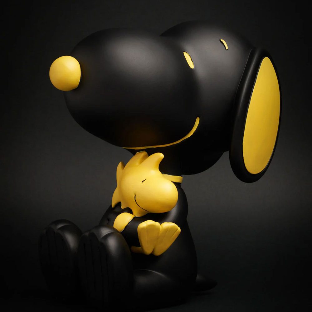 Blogo Design Scultura Snoopy Woodstock Nero - immagine 2