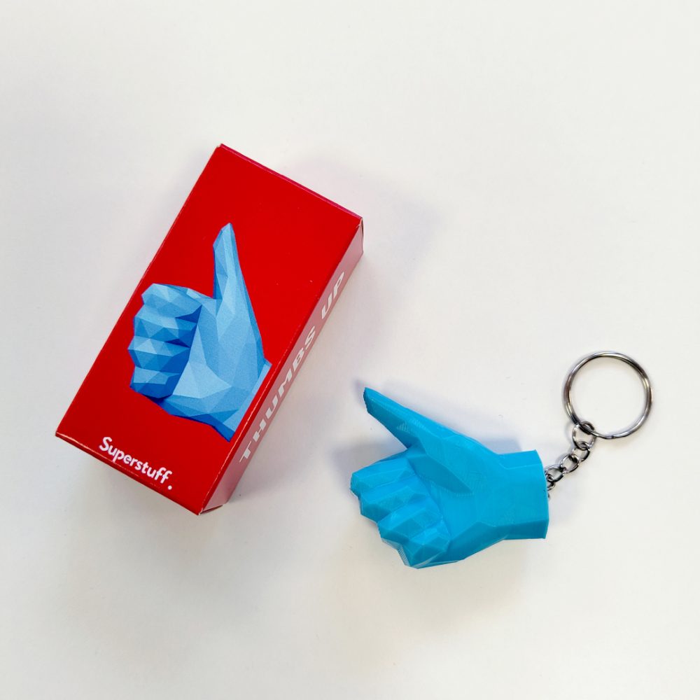 Dillo con le mani Superstuff Portachiavi Thumbs Up - immagine 3