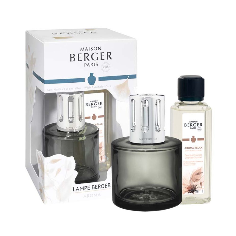 Lampe Berger Cofanetto Lampada Catalitica Aroma Relax 2024 Grigia