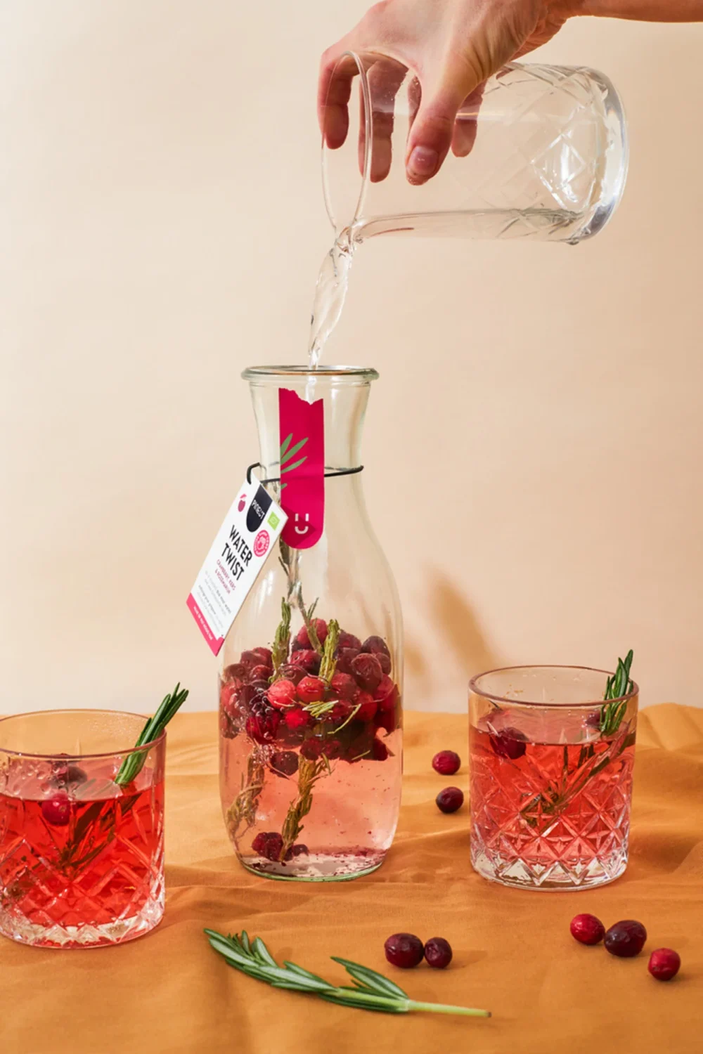 Pineut Waterwist Infuso Cranberry Ciliegia e Rosmarino - immagine 2