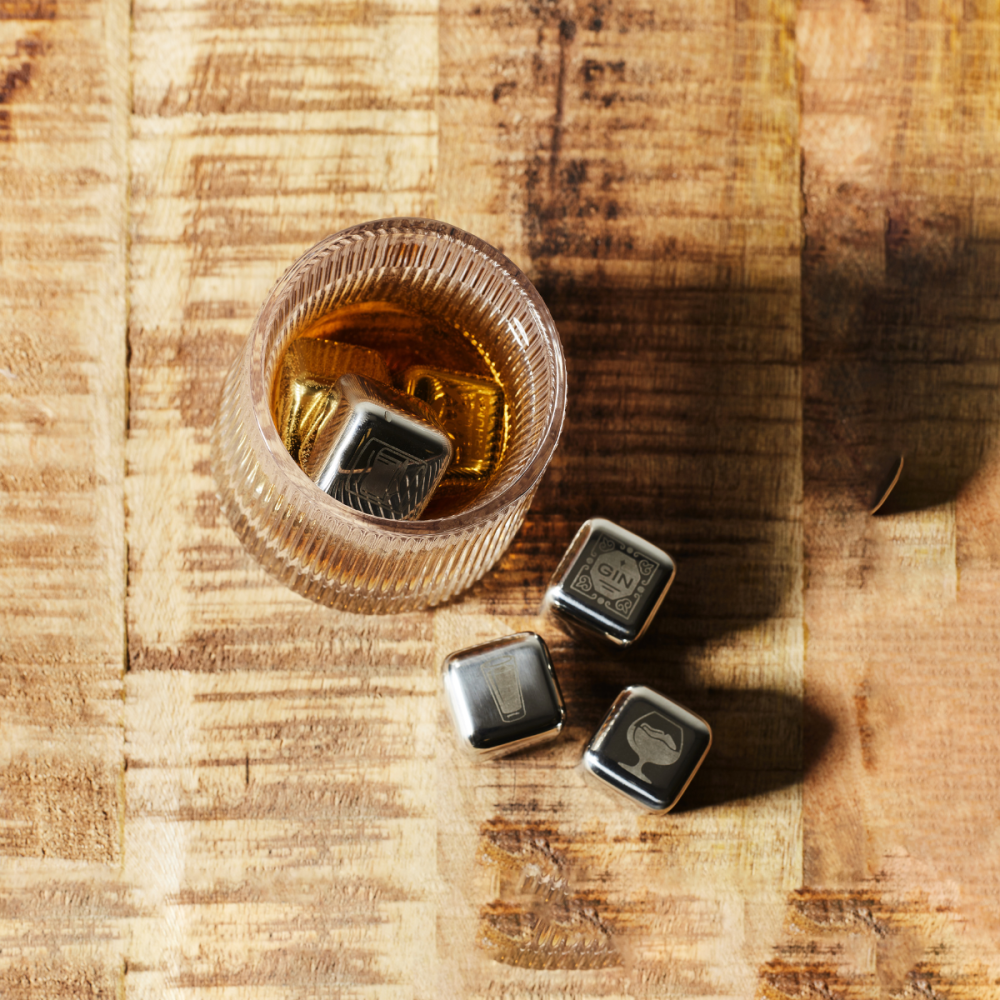 Cofanetto di 6 cubetti ghiaccio in acciaio Tasting - immagine 3