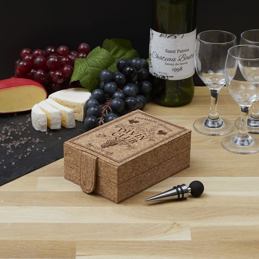 Cofanetto Sommelier in sughero - immagine 3