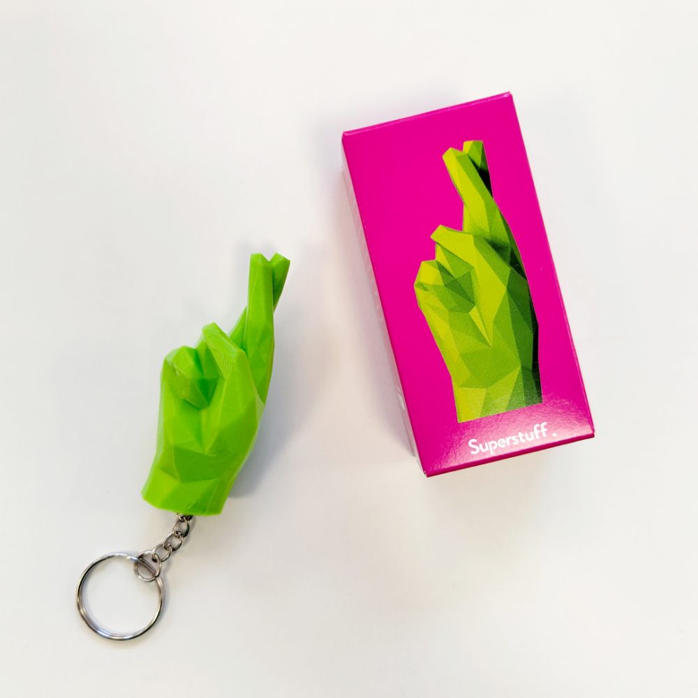 Dillo con le mani Superstuff Portachiavi Good Luck - immagine 2