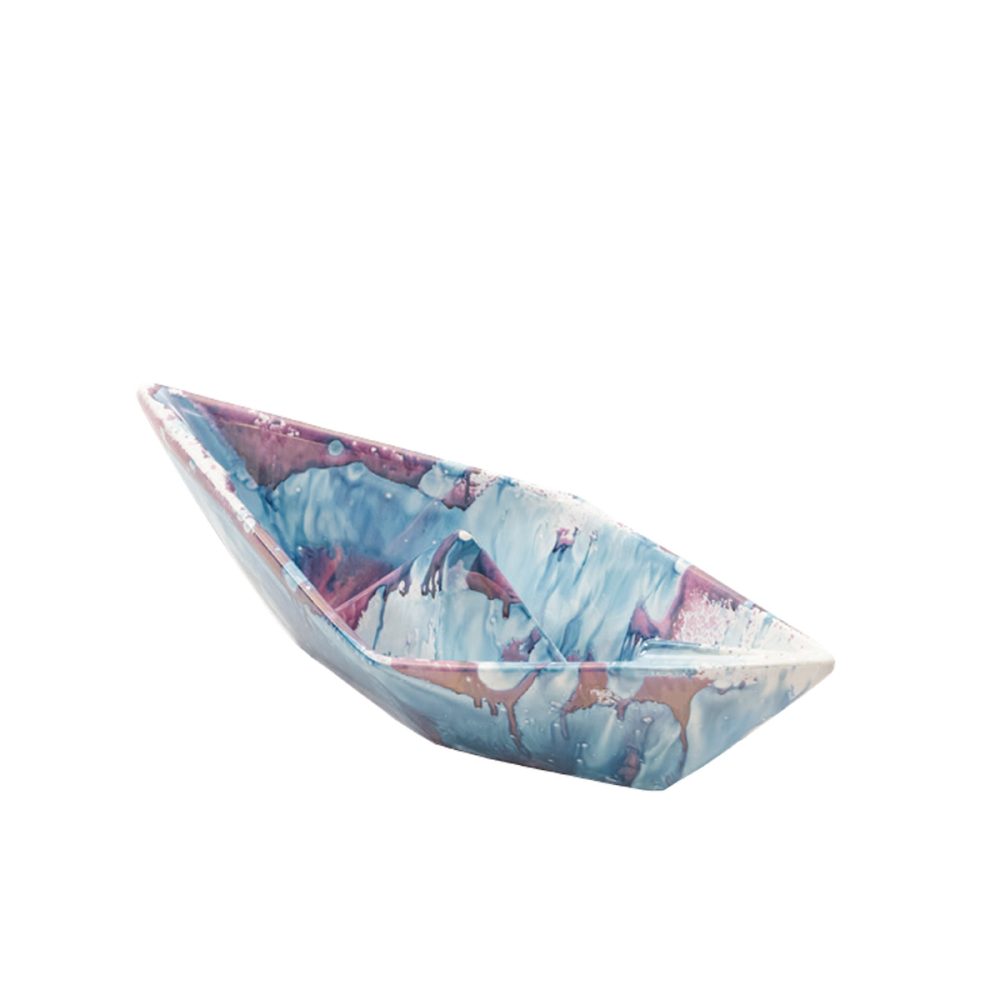 Ceramiche Crescentini Barchetta Media origami Galattica