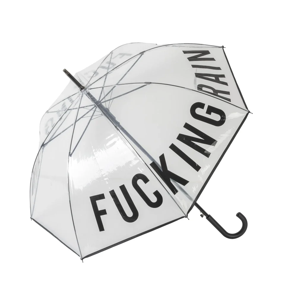 Fisura Ombrello Fucking Rain Trasparente
