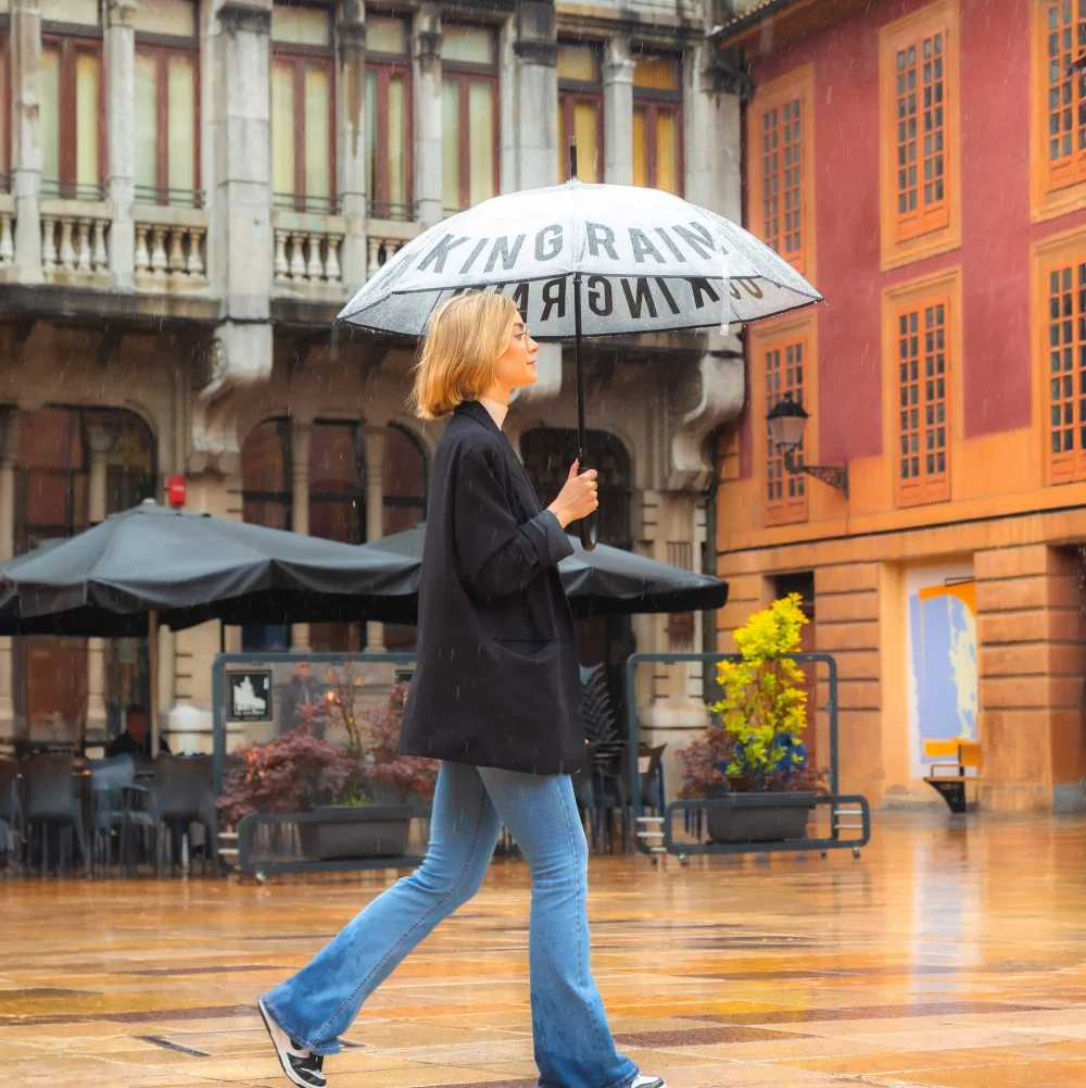 Fisura Ombrello Fucking Rain Trasparente - immagine 3