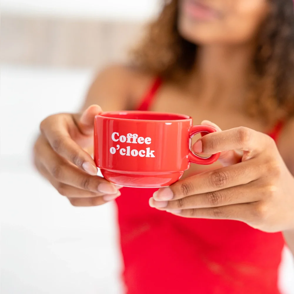 Fisura Set Tazze Coffee Clock - immagine 3