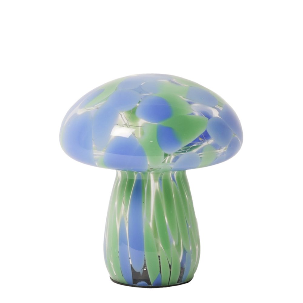 Lampada Mushy Verde e Blu
