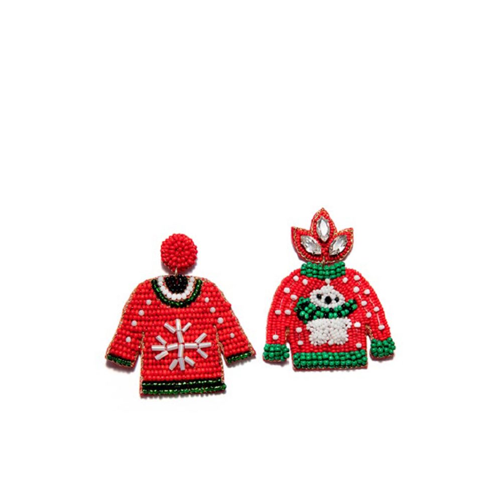 Vestopazzo Orecchini Natale Maglione