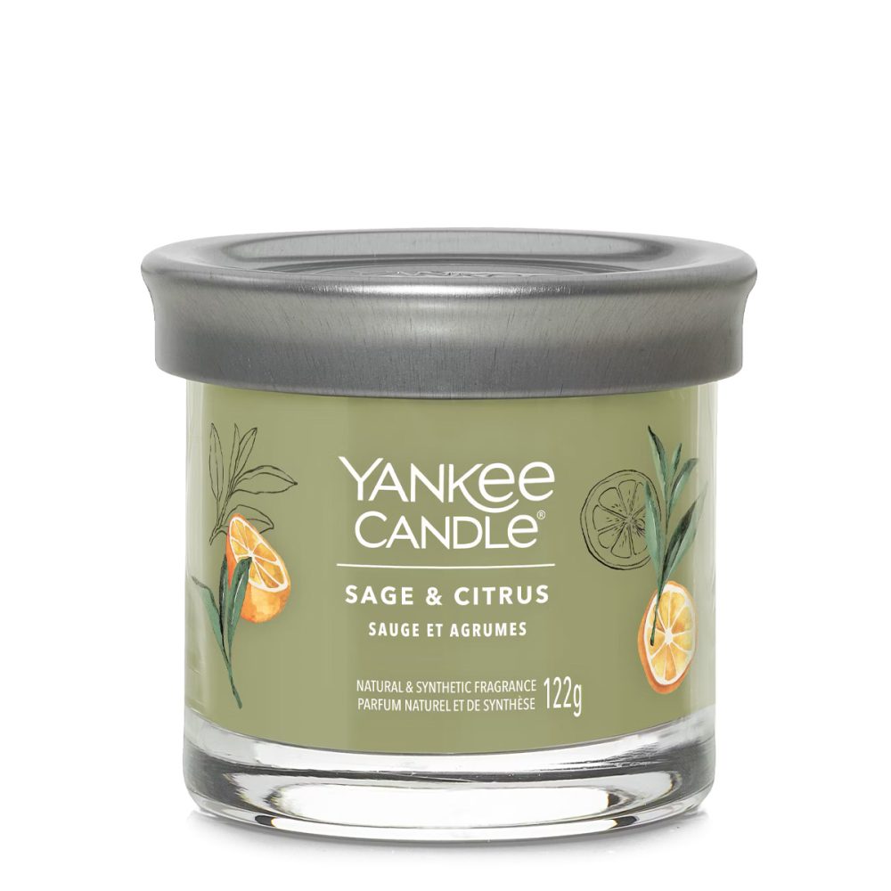 Yankee Candle Signature Sage e Citrus Candela Tumbler Piccolo