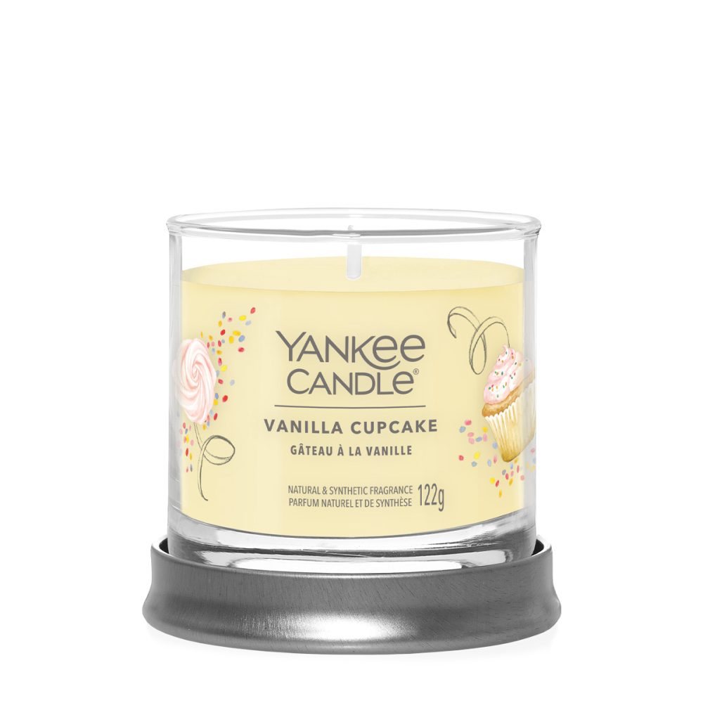 Yankee Candle Signature Vanilla Cupcake Candela Tumbler Piccolo