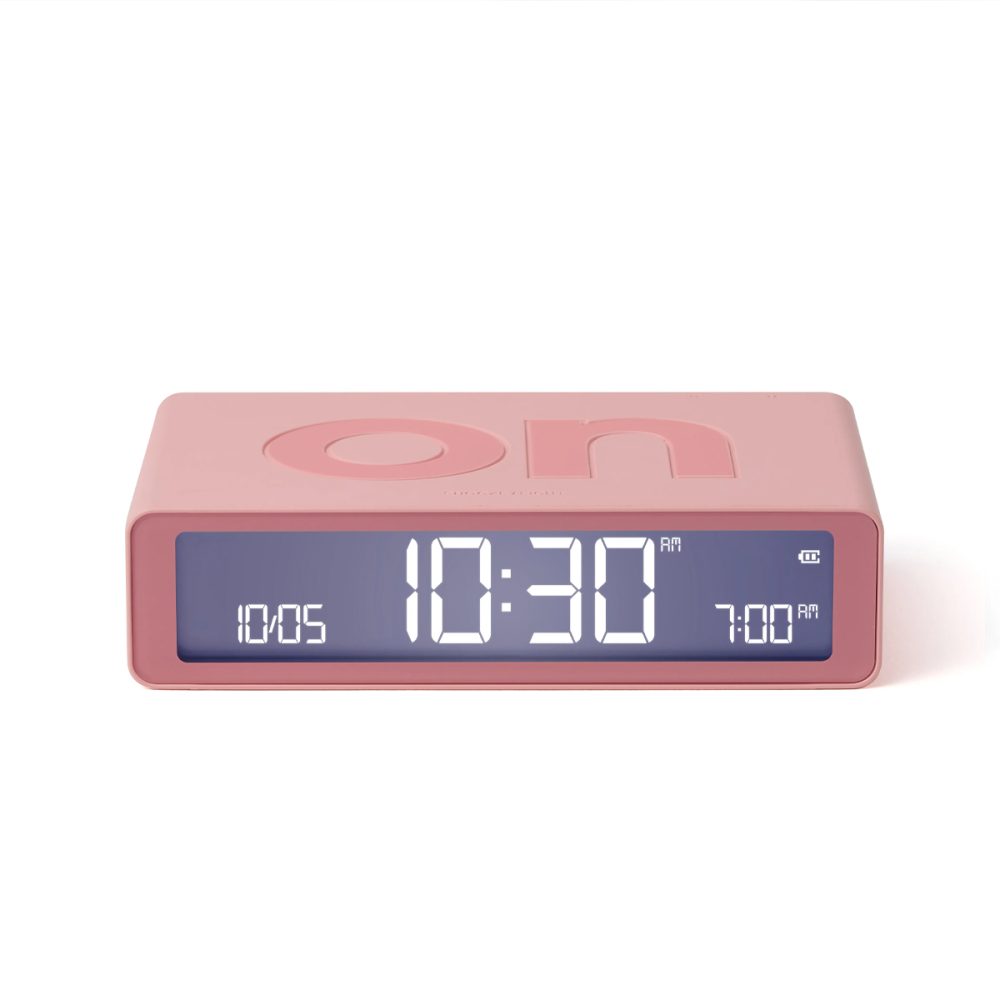 Lexon Flip Sveglia reversibile Rosa