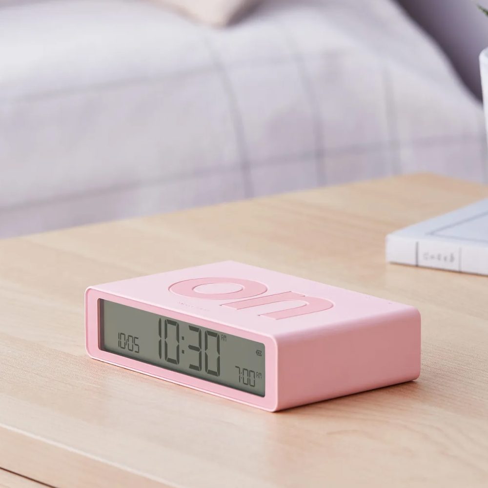 Lexon Flip Travel Sveglia reversibile Rosa - immagine 2
