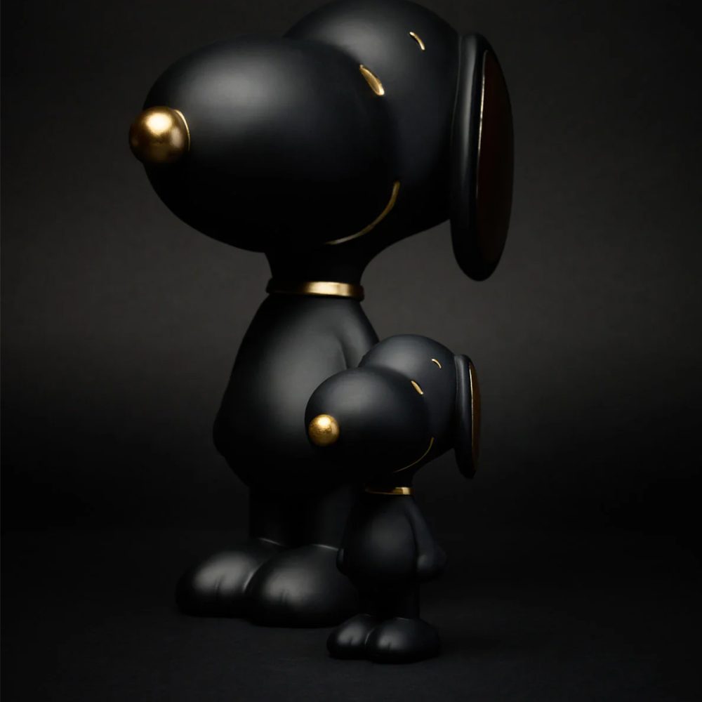 Blogo Design Scultura Baby Snoopy Nero - immagine 2