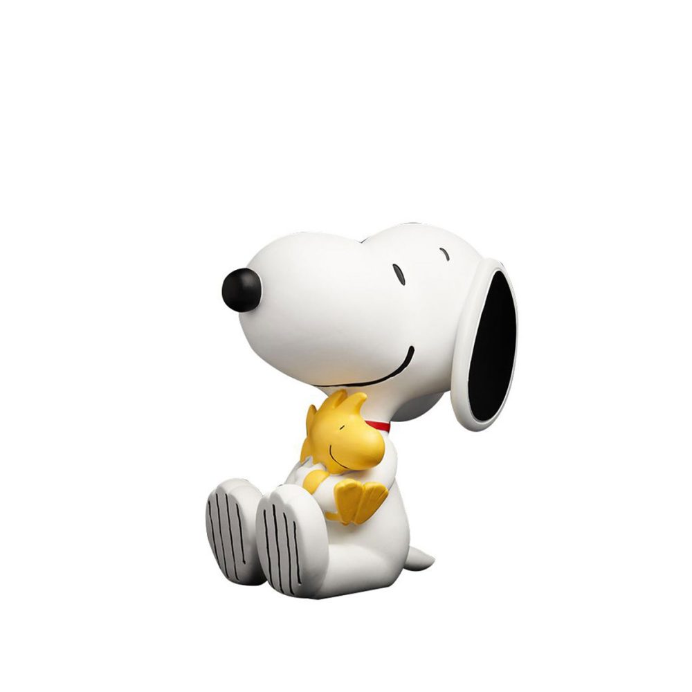 Blogo Design Scultura Baby Snoopy Woodstock Bianco