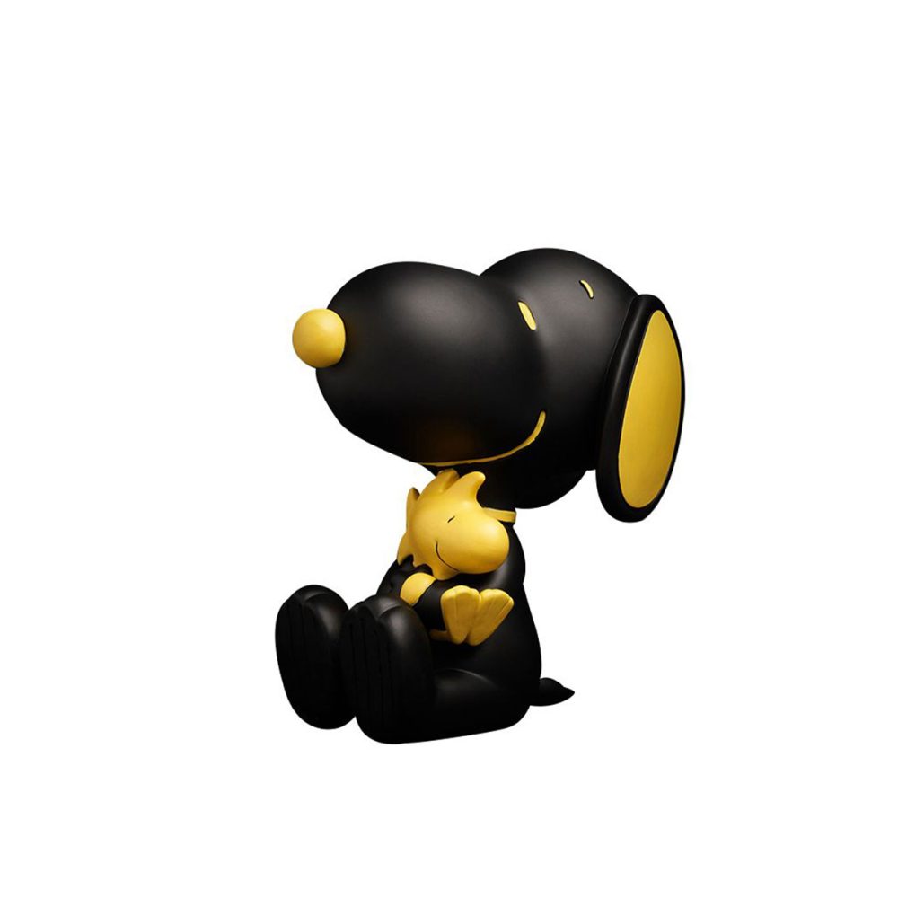 Blogo Design Scultura Baby Snoopy Woodstock Nero