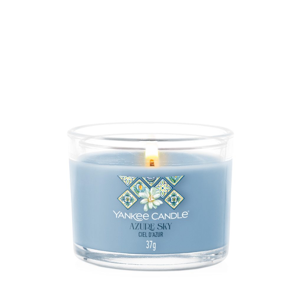 Yankee Candle Signature Azure Sky Candela Votiva in vetro