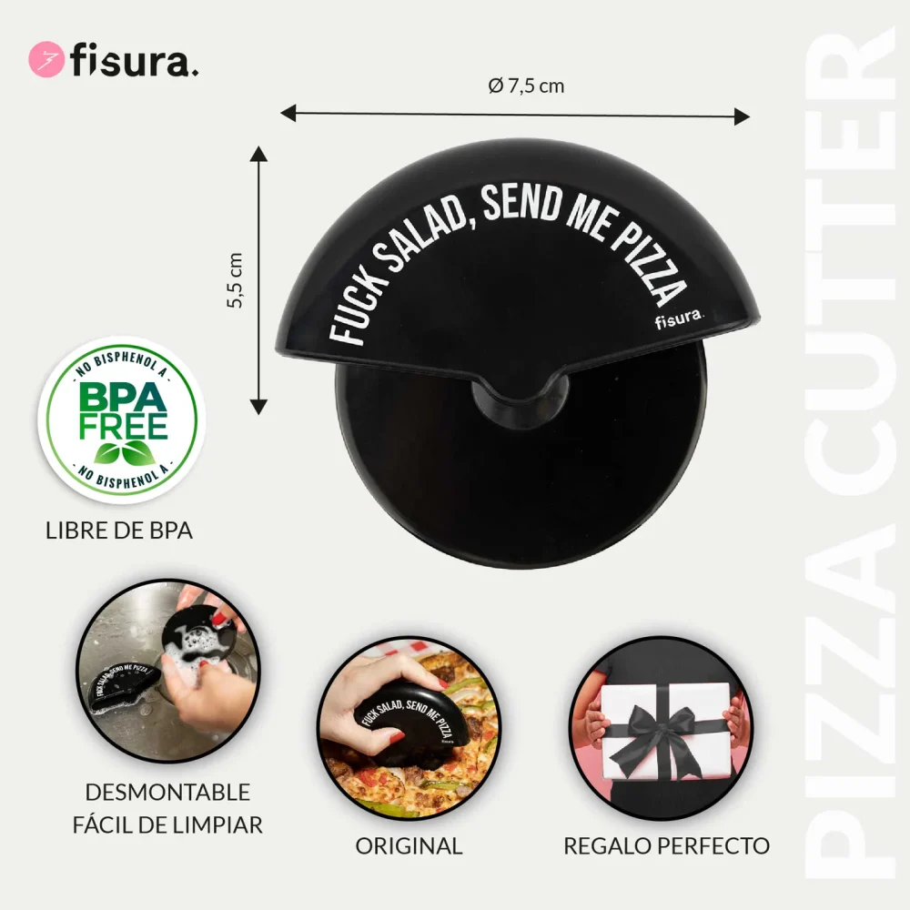 Fisura Rotella Taglia Pizza Fuck Salad, Send me Pizza - immagine 3